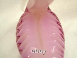 Vintage Murano Large Alabastro Glass Sea Bird Pelican Pink 2.084 Kilos