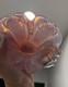 Vintage Murano Pink Alabastro Art Glass Flower Bowl 6.5 Mid Century Modern