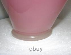 Vintage Murano Pink Alabastro Opalino Large Console Bowl MID Century Modern