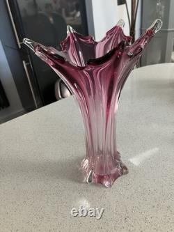 Vintage Murano Pink Vase