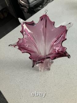 Vintage Murano Pink Vase