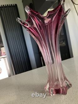Vintage Murano Pink Vase