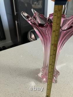 Vintage Murano Pink Vase