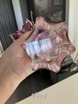 Vintage Murano Pink Vase