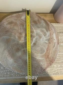 Vintage Murano Style Art Glass Plate w 39 38 cm