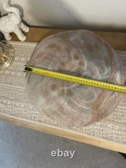 Vintage Murano Style Art Glass Plate w 39 38 cm