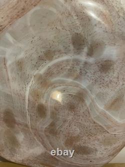 Vintage Murano Style Art Glass Plate w 39 38 cm