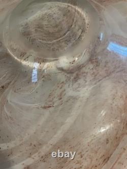 Vintage Murano Style Art Glass Plate w 39 38 cm