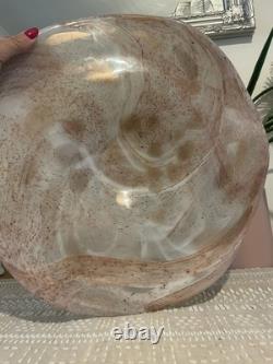 Vintage Murano Style Art Glass Plate w 39 38 cm