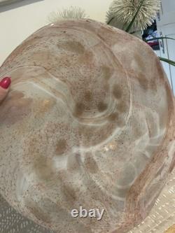 Vintage Murano Style Art Glass Plate w 39 38 cm