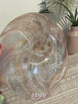 Vintage Murano Style Art Glass Plate w 39 38 cm