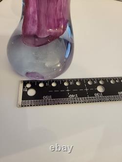 Vintage Murano Style Pink Art Glass Flamingo Figurine 13.5 Hand Blown