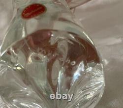 Vintage Murano Venetian Pink Gold Fleck Art Glass Cockatoo Bird 15
