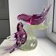 Vintage Murano Vincenzo Nason glass sculpture sommerso glass birds on branch 7H
