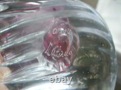 Vintage Murano Vincenzo Nason glass sculpture sommerso glass birds on branch 7H