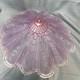 Vintage Pink Art Deco Glass Ceiling Light Shade 12 x 5 Floral