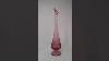 Vintage Pink Fenton Cabbage Rose Swung Glass Vase American Blown Art Glass Company