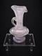 Vintage Pink Murano Style Art Glass Vase Pitcher Hand Blown Italian 5.75