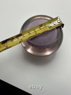Vintage Scottish Paul Ysart Lampwork Millefiori Butterfly Glass Paperweight