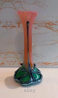 Vintage Silice Creation Silca design Biot French Art/Deco Vase By J. M Operto