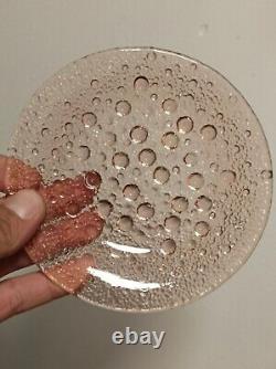 Vintage Six Asteroid Pink Rosaline Plates by Jan Sylwester Drost for Zabkowice