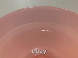 Vintage Steuben Art Glass Pink Rosaline Centerpiece Bowl