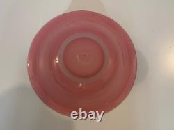 Vintage Steuben Art Glass Pink Rosaline Centerpiece Bowl