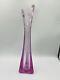 Vintage Viking Thistle Pink 3 Foil/Finger Swung Vase/12/Rare/