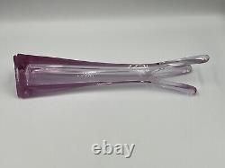 Vintage Viking Thistle Pink 3 Foil/Finger Swung Vase/12/Rare/