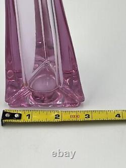 Vintage Viking Thistle Pink 3 Foil/Finger Swung Vase/12/Rare/