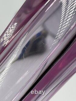Vintage Viking Thistle Pink 3 Foil/Finger Swung Vase/12/Rare/