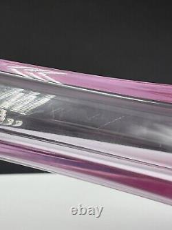 Vintage Viking Thistle Pink 3 Foil/Finger Swung Vase/12/Rare/