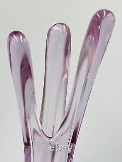 Vintage Viking Thistle Pink 3 Foil/Finger Swung Vase/12/Rare/