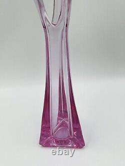 Vintage Viking Thistle Pink 3 Foil/Finger Swung Vase/12/Rare/