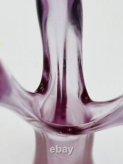 Vintage Viking Thistle Pink 3 Foil/Finger Swung Vase/12/Rare/