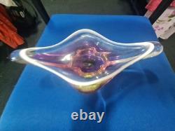 Vintage center table glass vase for decoration used Joseph used work of ar