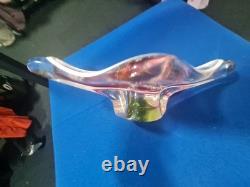 Vintage center table glass vase for decoration used Joseph used work of ar