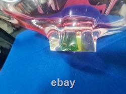 Vintage center table glass vase for decoration used Joseph used work of ar