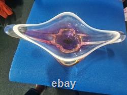 Vintage center table glass vase for decoration used Joseph used work of ar