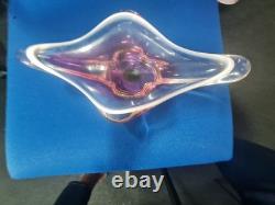 Vintage center table glass vase for decoration used Joseph used work of ar