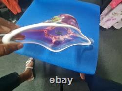 Vintage center table glass vase for decoration used Joseph used work of ar