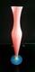 Vitange Large Murano Glass Pink Opaline Vase