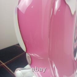 Vtg Pink Murano Sommerso Swan Italy Venetian Lampwork Art Glass Flamingo Bird Vtg Pink Murano Sommerso Swan Italy Venetian Lampwork Art Glass Flamingo Bird