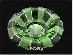 Walther Art Deco Pink Glass Centre Piece Floating Neptun 11 set XRare Excell