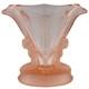 Walther & S&ouml;hne 1930's Art Deco Pink Glass'Windsor' Vase