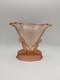 Walther & Sohne Windsor Vase Salmon Pink Mermaids Art Deco c1930s Chipped S6266