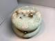 Wavecrest Blue & Pink Art Glass Dresser Box Hand-Painted Victorian Boats