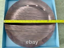 Wedgwood Glass Large Shallow Spirit Bw, Ronald Stennett-wilson, 14 35.5cm Boxed