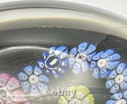 Whitefriars 1975 Garland Paperweight Pink & Blue