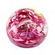 Whitefriars Glass Paperweight Pink Yellow Swirl Mid Century